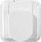Sygonix SY-5775152 1-voudig Aardlekcontact (onderbouw) Kinderbeveiliging IP44 Wit