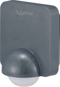 Sygonix SY-5836536 PIR-bewegingsmelder Wand 360 ° Relais Dark grey IP54