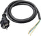 Sygonix SY-6029114 Aansluitkabel Stroom Zwart 10.00 m