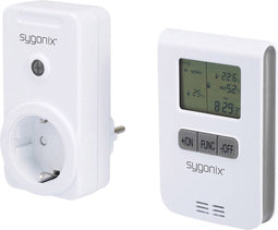 Sygonix SY-RS2W-S1 Verwarmingsbesturing Draadloos Tussenstekker Schakelvermogen (max.) 3500 W Bereik max. (in het vrije