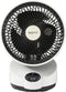 Sygonix Tafelventilator 50 W (Ø x h) 250 mm x 318 mm Zwart, Wit