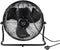 Sygonix Vloerventilator 60 W (Ø x h) 430 mm x 415 mm Zwart