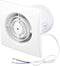 Sygonix Wand- en plafondventilator 230 V/AC 130 m³/h 100 mm