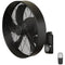 Sygonix Wandventilator 50 W (l x b x h) 450 x 450 x 355 mm Zwart (mat)