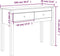 vidaXL - Wandtafel - 100x35x75 - cm - massief - grenenhout - grijs