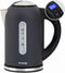 H.Koenig BOE52 - Waterkoker - 1.7L - Instelbare temperatuur 40-100°C - Roestvrij staal mat zwart - 2200W
