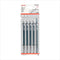 Bosch T 344 D - Decoupeerzaagbladen - HCS gezet geslepen voor dik en zacht hout (5-100 mm) - 152 mm lengte