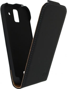 Mobilize Ultra Slim Flip Case - Huawei Ascend Y360 - Krasbestendig - Zwart