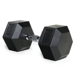 Trexo Hex - Dumbbell - Rubber coating 20 kg