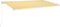 vidaXL - Luifel - handmatig - uittrekbaar - met - LED - 600x300 - cm - geel - en - wit