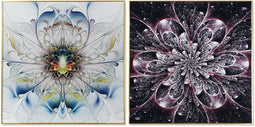 Schilderij DKD Home Decor 80 x 3 x 80 cm (2 Stuks)