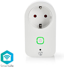 Nedis - Wi-Fi Smart Plug - Afstandsbediening - Stroommeter - Binnen
