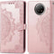 iMoshion Hoesje Geschikt voor Xiaomi Redmi Note 9T (5G) Hoesje Met Pasjeshouder - iMoshion Mandala Bookcase - Rosé Goud