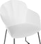 SYLVA - Eetkamerstoel - Wit - Synthetisch materiaal