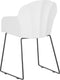 SYLVA - Eetkamerstoel - Wit - Synthetisch materiaal