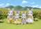 Sylvanian Families 4030 familie katoenstaartkonijn-fluweelzachte speelfiguren