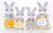 Sylvanian Families 4030 familie katoenstaartkonijn-fluweelzachte speelfiguren