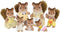 Sylvanian Families 4172 familie walnoot eekhoorn -fluweelzachte speelfiguren