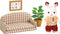 Sylvanian Families 5013 set vader chocoladekonijn