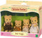Sylvanian Families 5059 familie beer-fluweelzachte speelfiguren