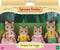 Sylvanian Families 5180 familie gestreepte kat- fluweelzachte speelfiguren