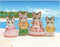 Sylvanian Families 5180 familie gestreepte kat- fluweelzachte speelfiguren