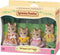 Sylvanian Families 5180 familie gestreepte kat- fluweelzachte speelfiguren