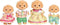 Sylvanian Families 5259 familie poedel-fluweelzachte speelfiguren