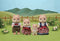 Sylvanian Families 5459 familie karamelhond- 4 speelfiguren- fluweelzacht