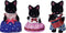 Sylvanian Families 5530 familie nacht kat-fluweelzachte speelfiguren