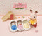 Sylvanian Families 5532 drieling chocoladekonijn verzorgingsset