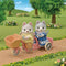 Sylvanian Families 5637 Tandem Fietsset Husky zus & broer