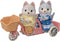 Sylvanian Families 5637 Tandem Fietsset Husky zus & broer