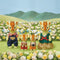 Sylvanian Families 5639 Familie Giraffe-fluweelzachte speelfiguren