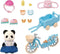 Sylvanian Families 5652 Fiets & rolschaatsset meisje Panda