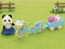 Sylvanian Families 5652 Fiets & rolschaatsset meisje Panda