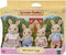 Sylvanian Families 5706 Familie Creme Konijn- 4 fluweelzachte speelfiguren