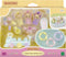 Sylvanian Families 5707 Drieling BABY Creme Konijn Badspeelset- inclusief 3 fluweelzachte baby speelfiguren