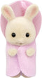 Sylvanian Families 5707 Drieling BABY Creme Konijn Badspeelset- inclusief 3 fluweelzachte baby speelfiguren