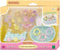 Sylvanian Families 5707 Drieling BABY Creme Konijn Badspeelset- inclusief 3 fluweelzachte baby speelfiguren