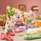 Sylvanian Families 5738 Familie Latte Kat- 4 fluweelzachte speelfiguren