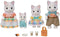 Sylvanian Families 5738 Familie Latte Kat- 4 fluweelzachte speelfiguren