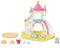 Sylvanian Families 5746 Baby Zandbak & Zwembad- inclusief 1 fluweelzachte bloemen hangoor konijn baby