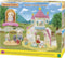 Sylvanian Families 5746 Baby Zandbak & Zwembad- inclusief 1 fluweelzachte bloemen hangoor konijn baby
