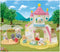 Sylvanian Families 5746 Baby Zandbak & Zwembad- inclusief 1 fluweelzachte bloemen hangoor konijn baby