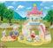 Sylvanian Families 5746 Baby Zandbak & Zwembad- inclusief 1 fluweelzachte bloemen hangoor konijn baby