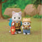 Sylvanian Families 5763 Duo avonturiers - latte kat broer en baby- fluweelzachte speelfiguren