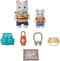 Sylvanian Families 5763 Duo avonturiers - latte kat broer en baby- fluweelzachte speelfiguren
