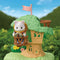 Sylvanian Families 5763 Duo avonturiers - latte kat broer en baby- fluweelzachte speelfiguren