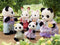 Sylvanian Families Familie Panda 5529 - fluweelzachte speelfiguren